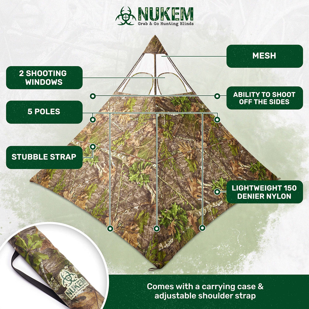 Nukem Grab & Go packable compactness for backpack hunts