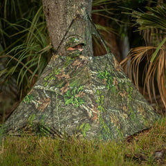Nukem Grab & Go stake-free design allows silent relocation during change of cover.