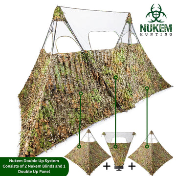 Nukem XL blind closeup shows mesh top for airflow and access.