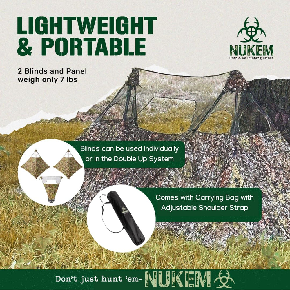 Nukem Shooting windows provide clear sightlines while staying concealed.