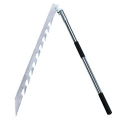 NULTRUMA folding ice saw blade cutting through ice