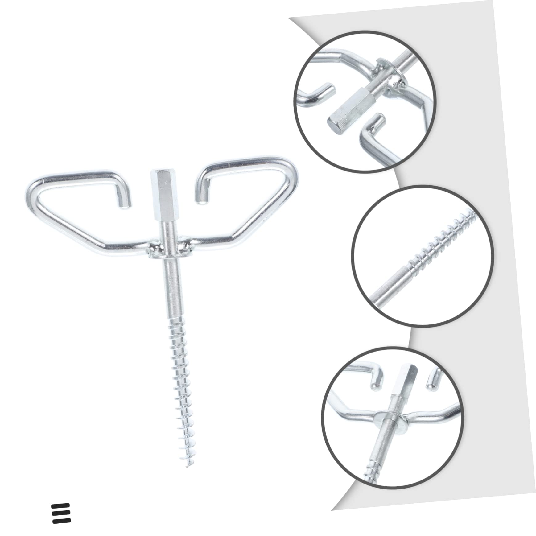 NULYLU bottom design grips rope tightly in windy weather.