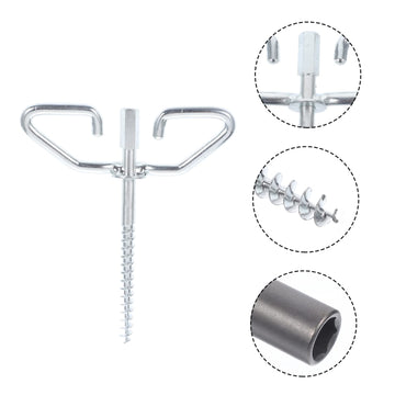NULYLU easy pull-out ice anchor allows quick removal.