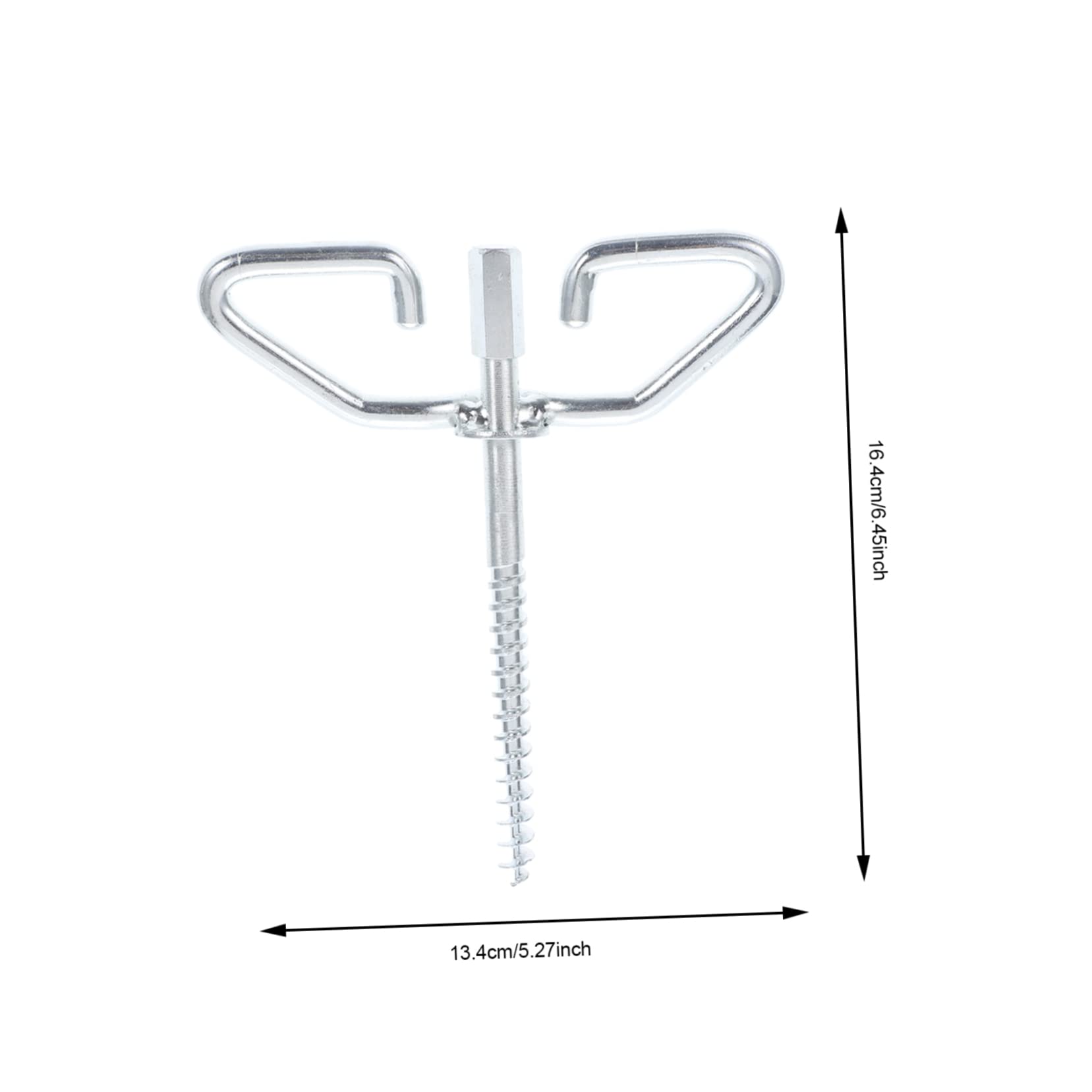 NULYLU tent anchor adapter fits most drills for quick setup.