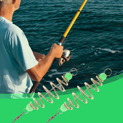 NUOBESTY bait cage with luminous beads to attract fish at dawn or dusk