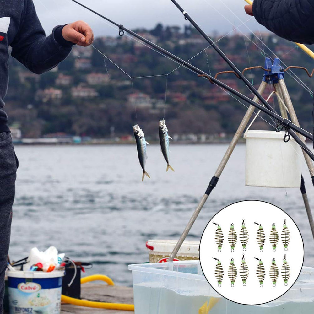 NUOBESTY carbon steel bait cage offers durable, corrosion resistant performance