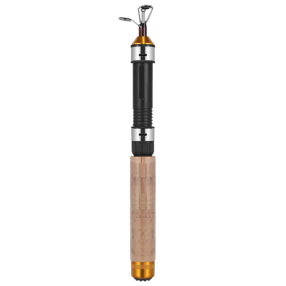 NUOBESTY pocket telescopic fishing rod extended to 25.6 inches
