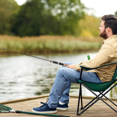 65cm telescopic ice fishing rod with carbon coating