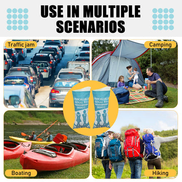 Nuogo urinal bags outdoor multipurpose use for camping or travel.