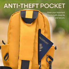 Nupouch bag with adjustable strap supports both left- and right-handed wear