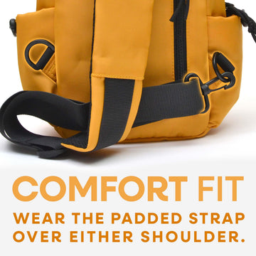 Nupouch durable, water-repellent fabric endures rain and rough days