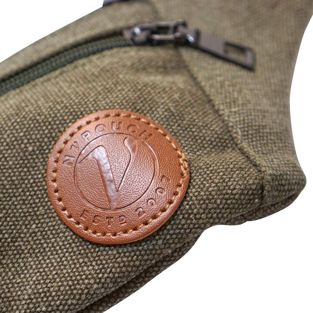 Nupouch Tahoe Slim Hip Pack army green packaging and quick access design