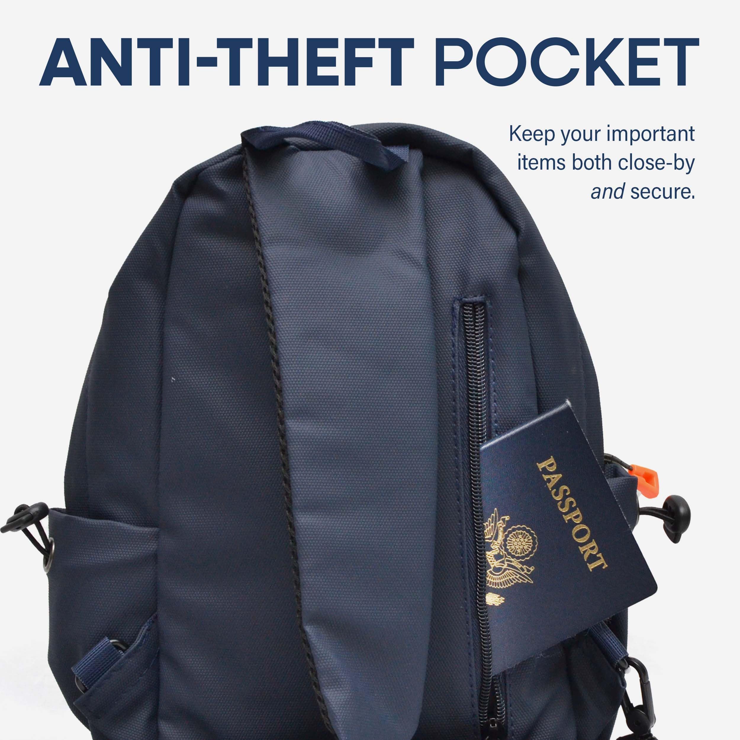Nupouch Venture sling bag interior pouch helps separate items