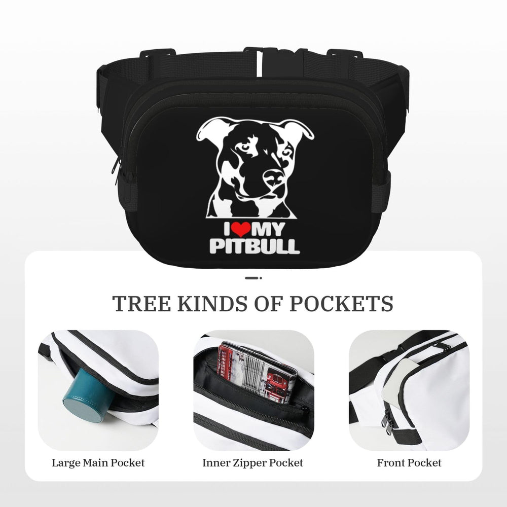 NUSDB Pitbull waist pack plastic buckle for quick adjustment