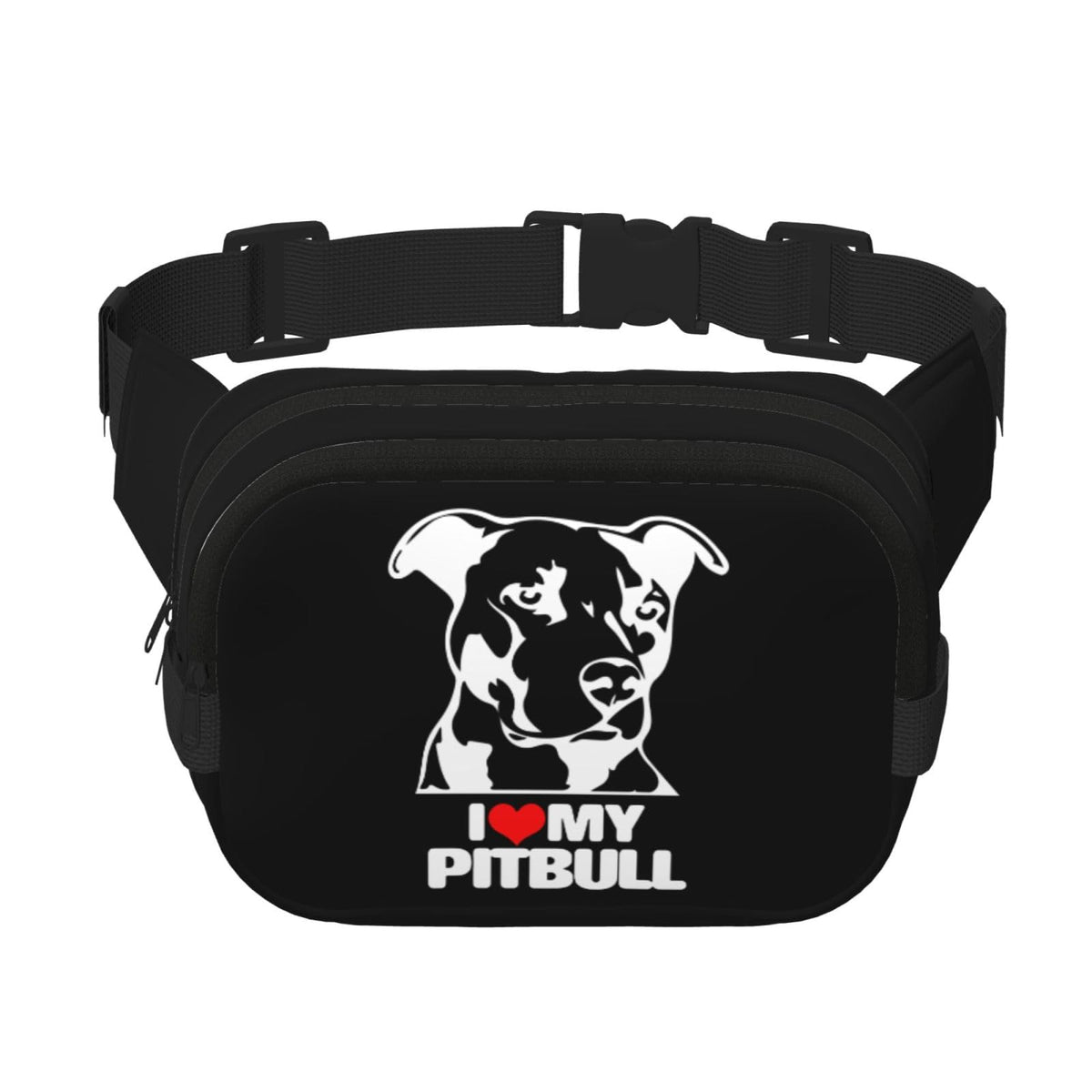 NUSDB Pitbull waist pack front view for hands-free daily use