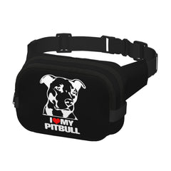NUSDB Pitbull waist pack side view with adjustable strap