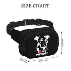 NUSDB Pitbull waist pack zipper detail ensures secure storage