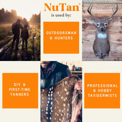 NuTan bottle pour—easy at-home tanning for quick results.