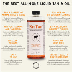 NuTan hides processed show a soft finish for hair-on hides.