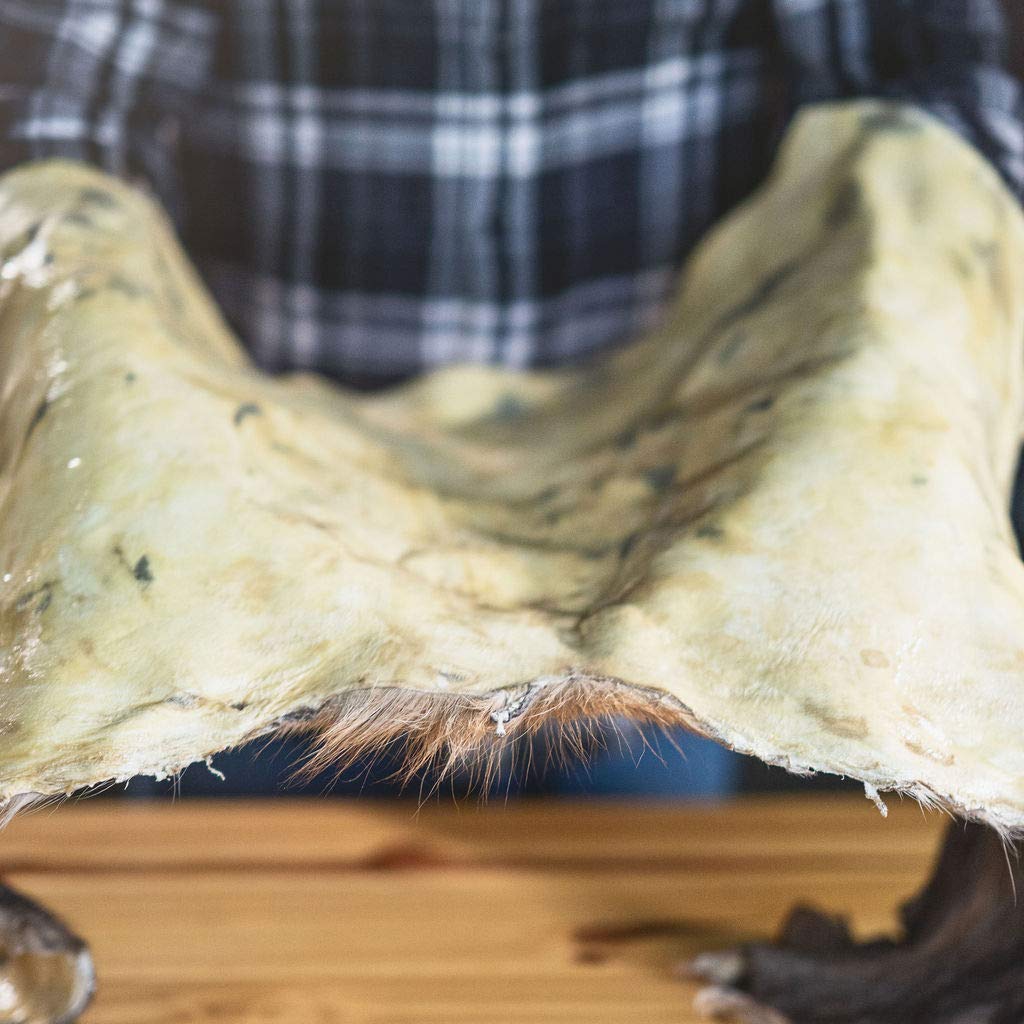 NuTan soft stretch finish—hides stay flexible after drying.