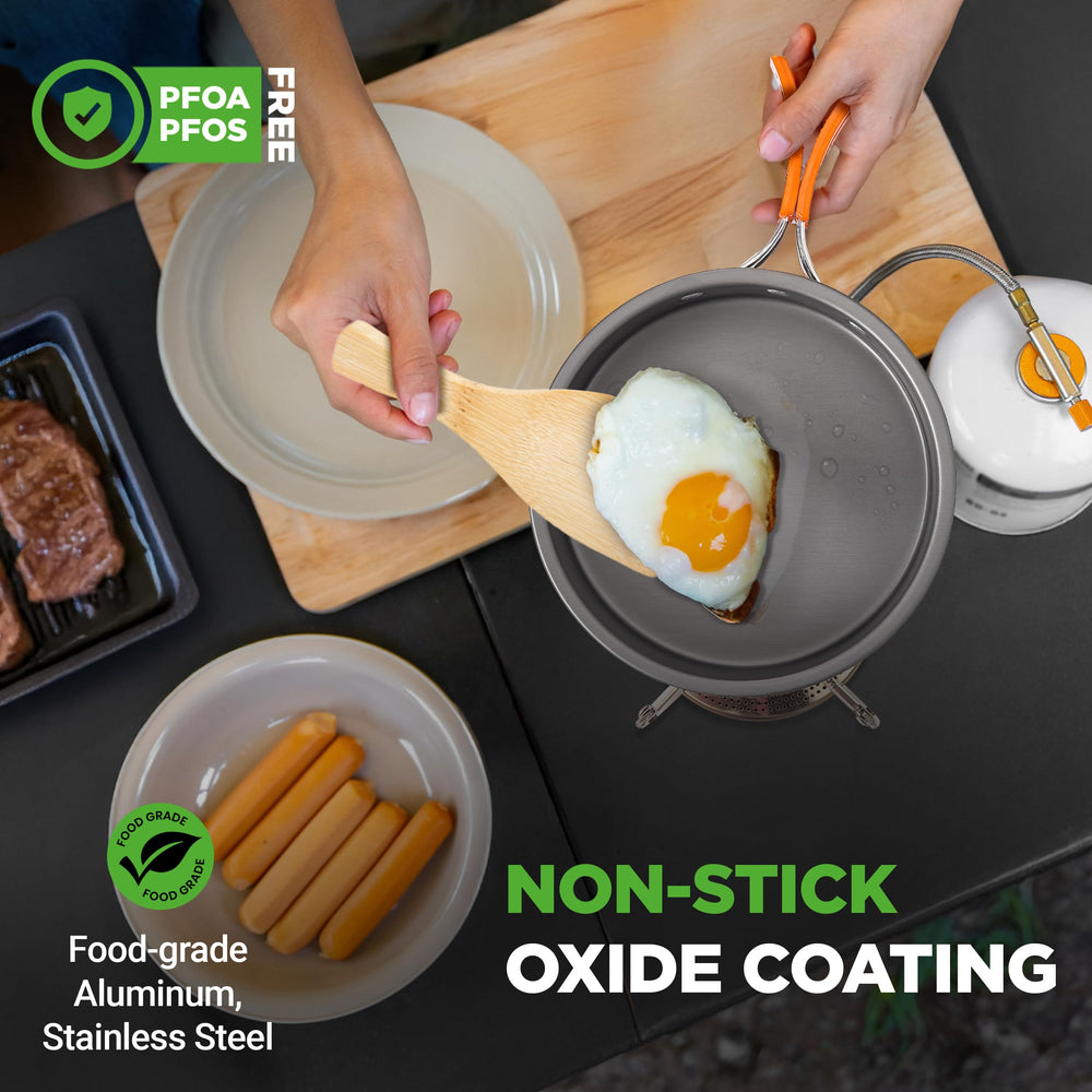 NutriChef camping utensils spoons and forks for lightweight trail dining