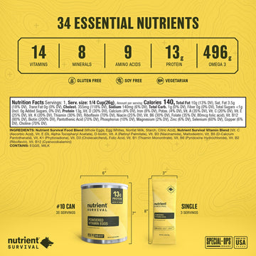 Nutrient Survival-25-year-shelf-life showcases long-term readiness and reliability.