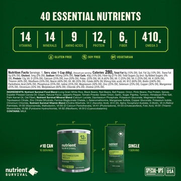 Nutrient Survival Southwestern Medley prepper-kit suggests off-grid meal options during outages.