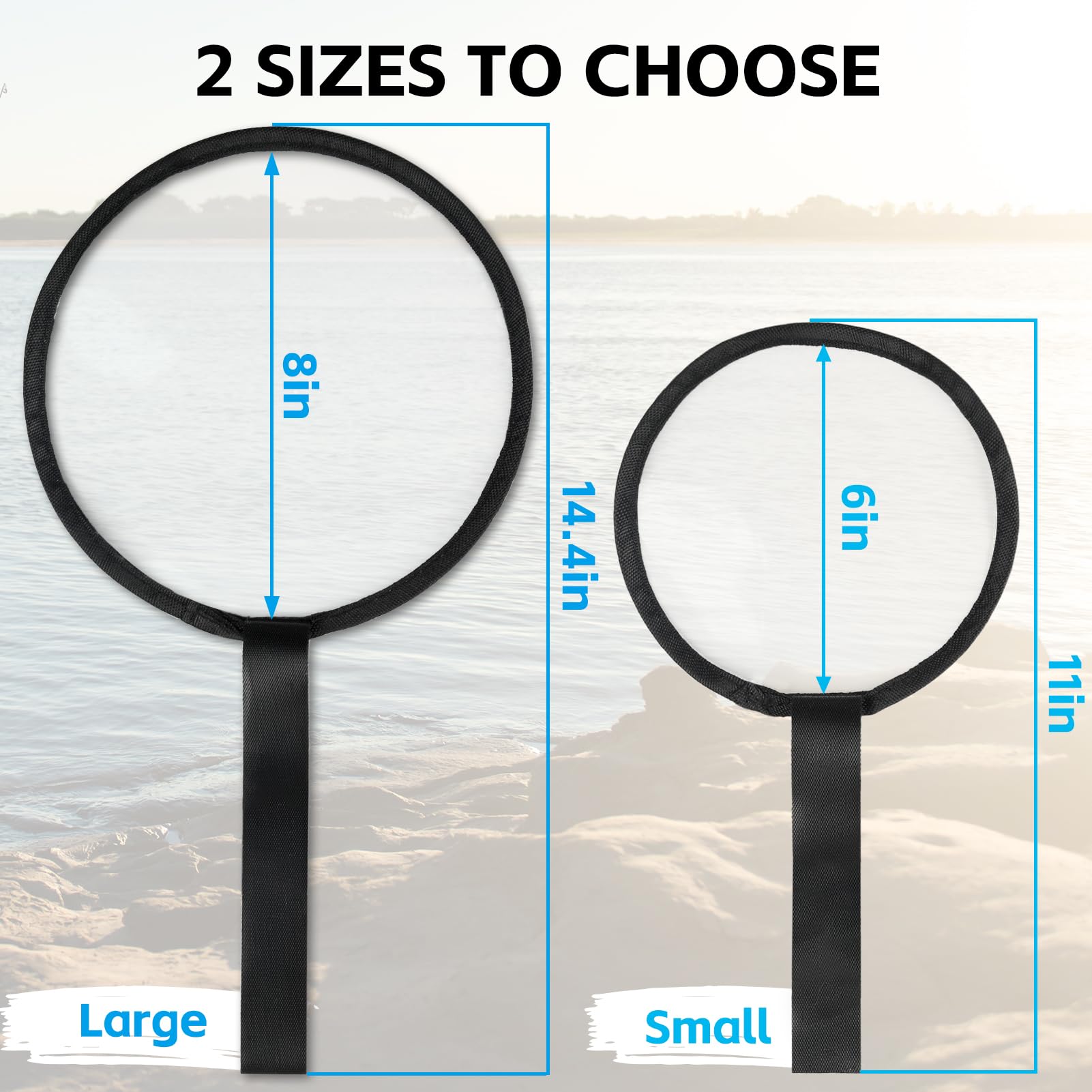 Two sizes: 6-inch and 8-inch lure protectors