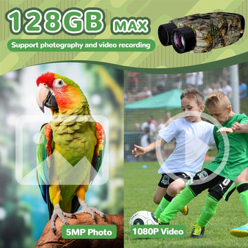 Nvgfelis kids camera 5x zoom captures detailed scenes on outdoor adventures