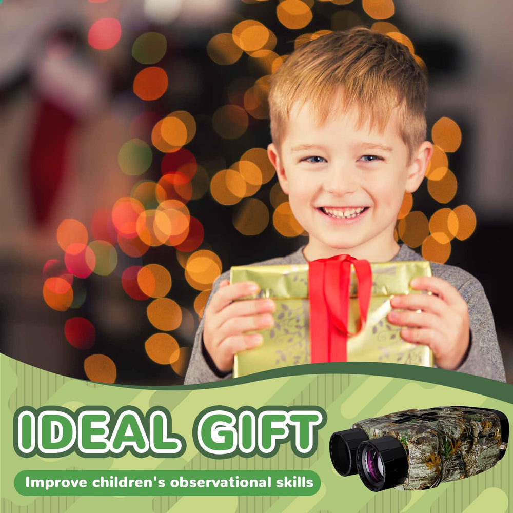 Nvgfelis kids camera camouflage gift packaging, ideal for Christmas and birthdays