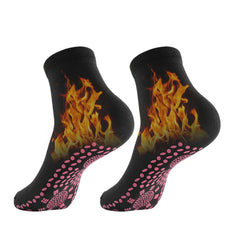 Nwxunt heated thermal socks front view for outdoor warmth.