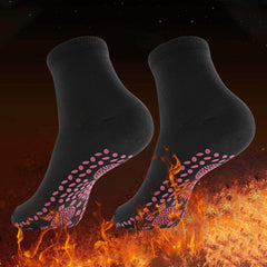 Nwxunt heated thermal socks side view showcases snug all-day fit.