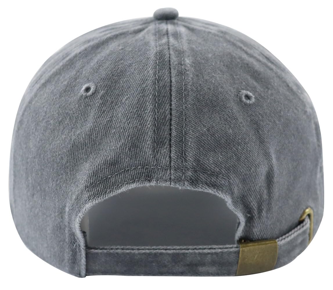 Unisex cotton veteran hat worn by man and woman