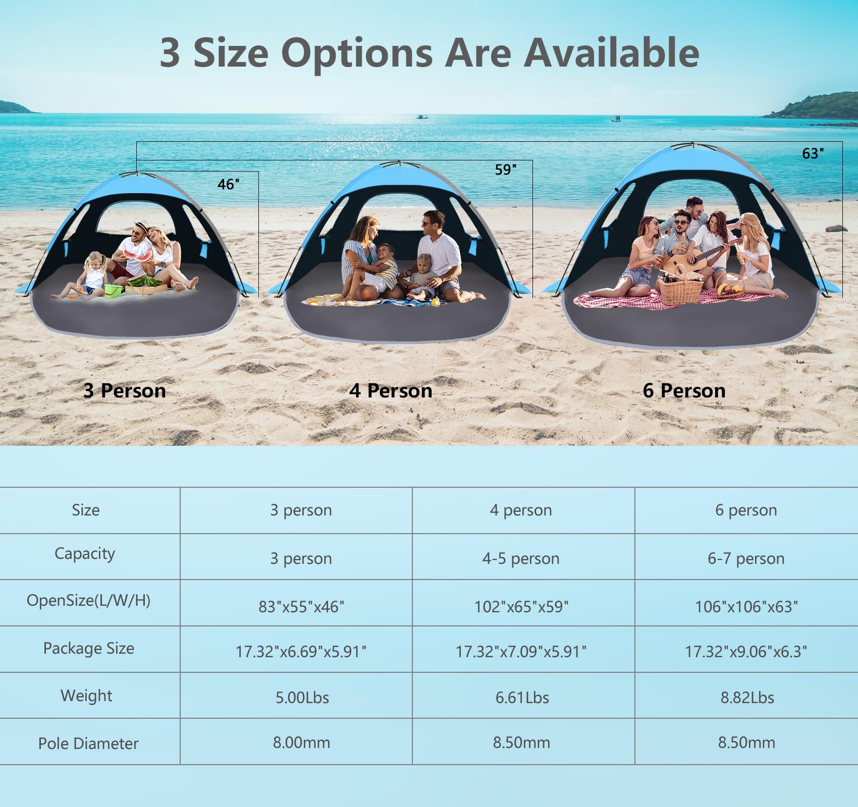 NXONE beach tent privacy floor mat enables discreet changes and relaxed moments