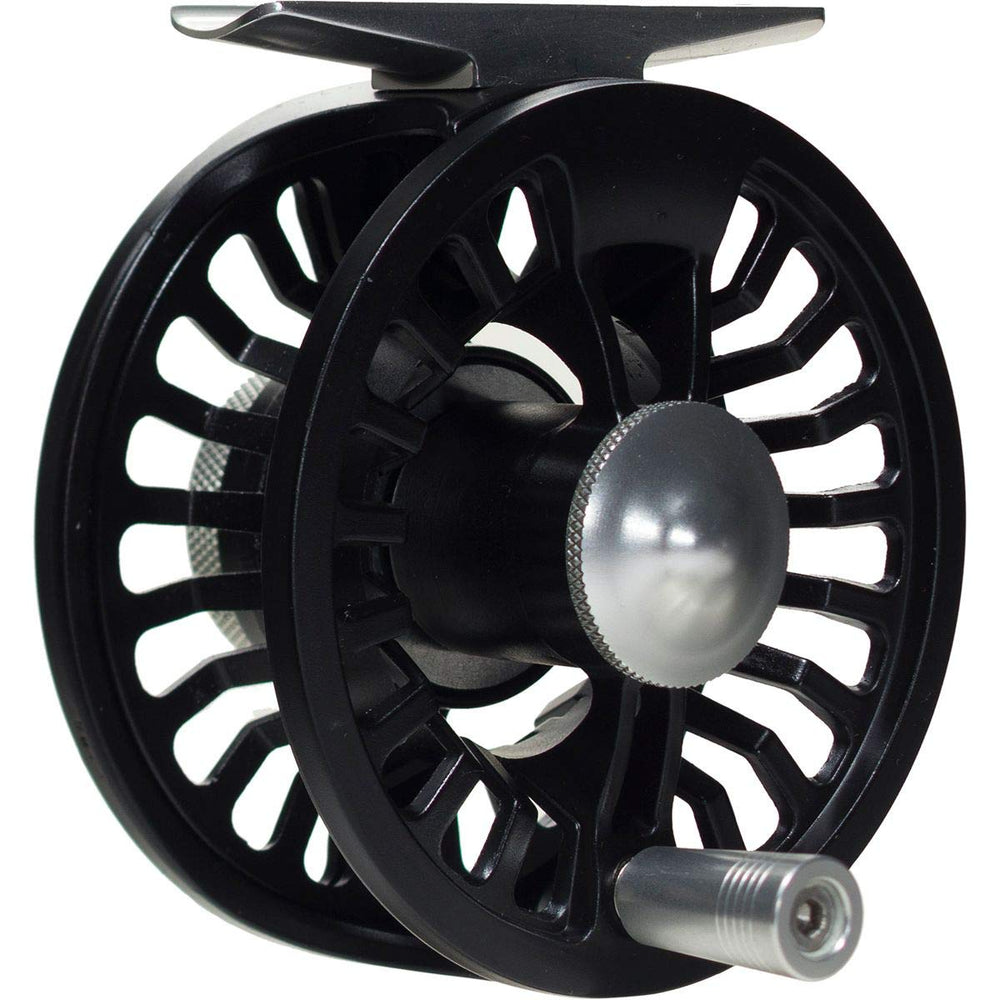 Close-up of stainless-steel drag system on NXT Black Label I Reel