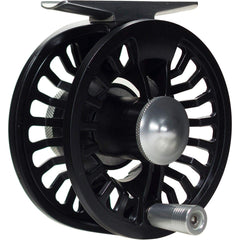 Close-up of stainless-steel drag system on NXT Black Label I Reel