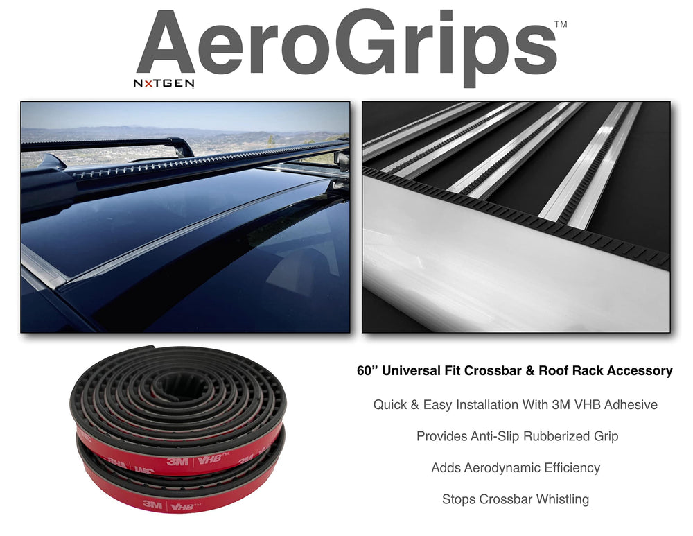 Two-pack setup ready for multiple crossbars with AeroGrips