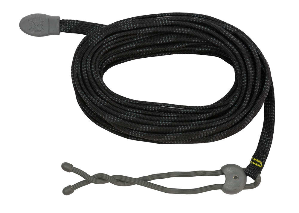 Nylon black treestand rope by Hawk with GearTie system