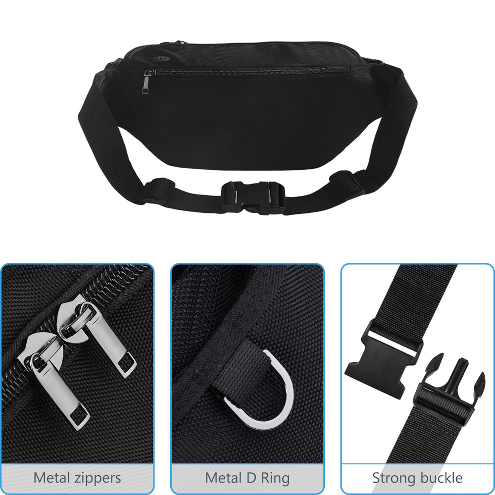 NZII fanny pack interior organization highlights multiple pockets for wallet, phone, keys