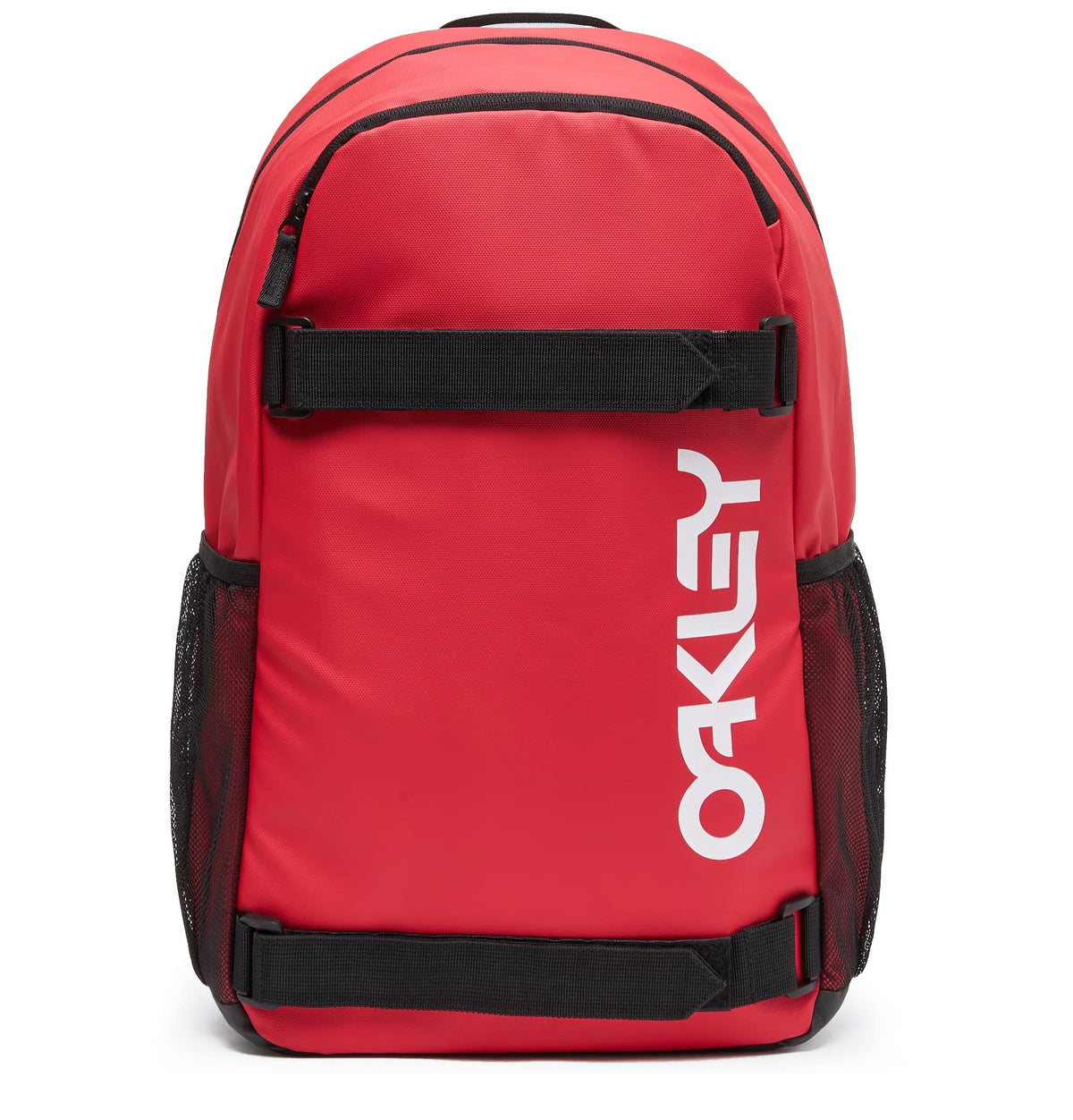 Oakley Freshman Skate Backpack with red line—organized pockets for daily gear.