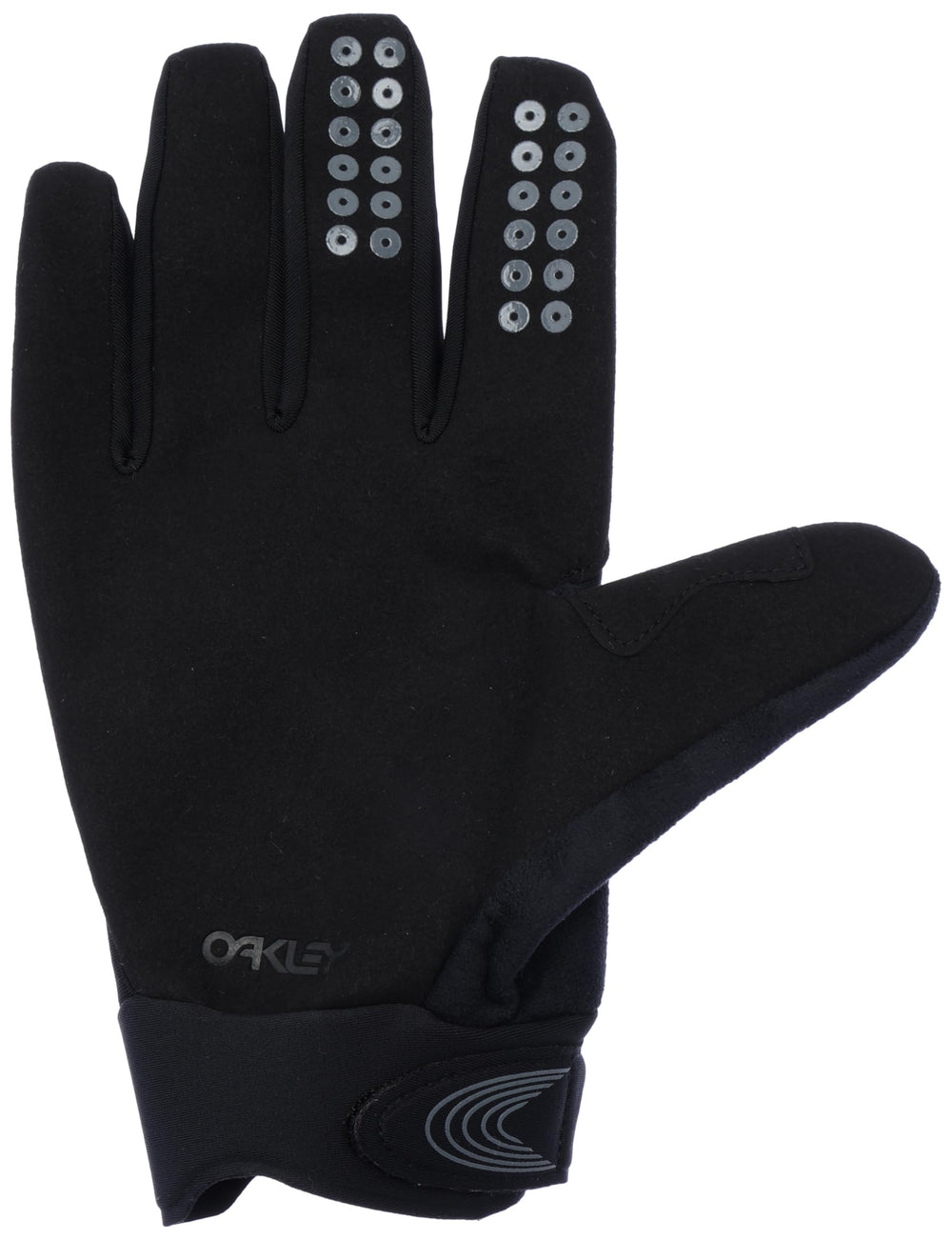 Oakley Seeker Thermal MTB Gloves palm detail with silicone grip for control.