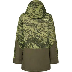 Oakley Thermonuclear Protection TBT jacket back view highlights insulation and thermal retention.
