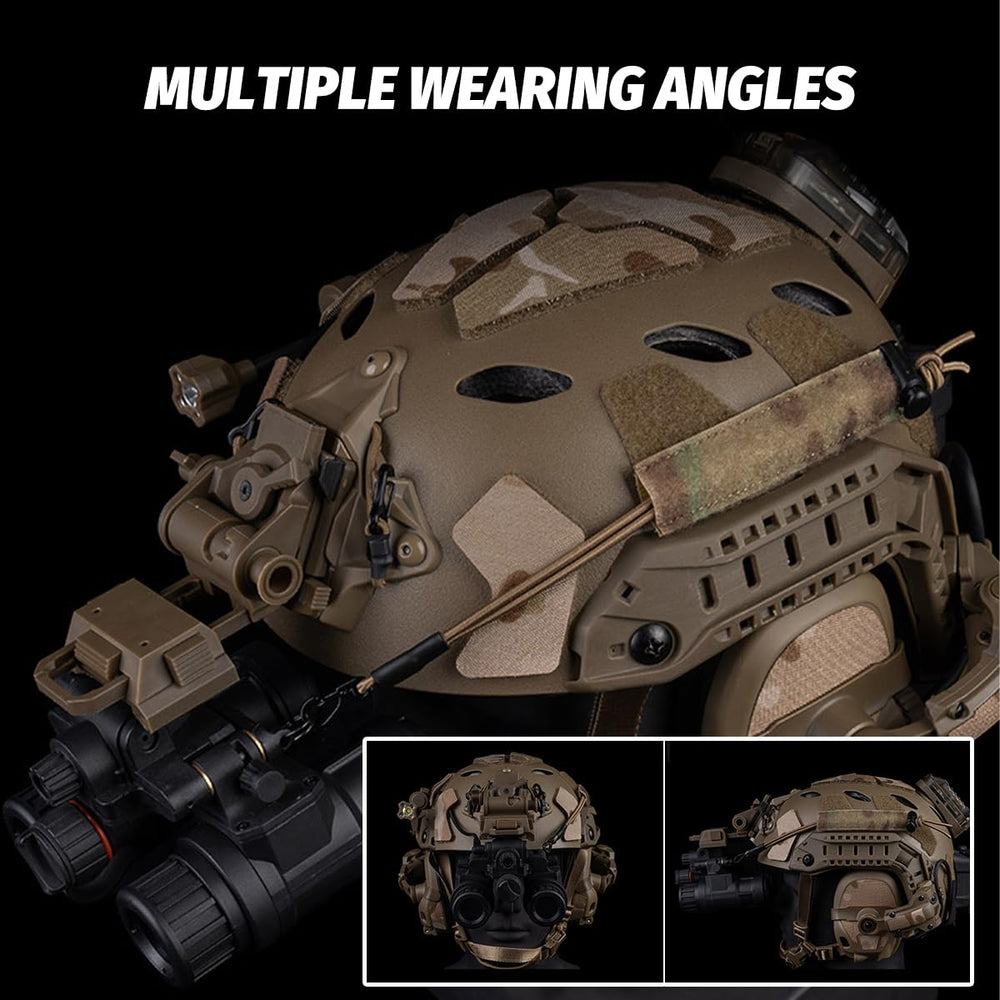 OAREA NVG lanyard for helmet-mounted setups enables hands-free transitions.