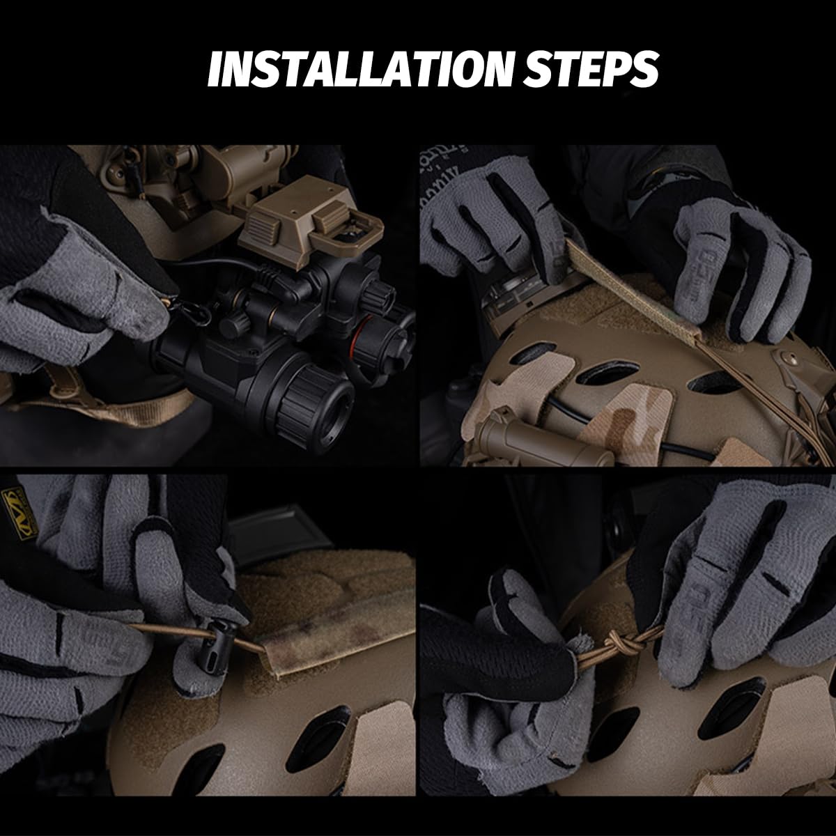 OAREA 10g weight keeps NVG gear light and unobtrusive.