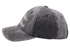 Side view highlighting 100% cotton denim fabric
