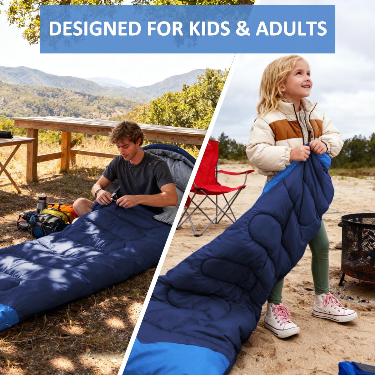 oaskys sleeping bag lining 190t for soft, breathable interior comfort