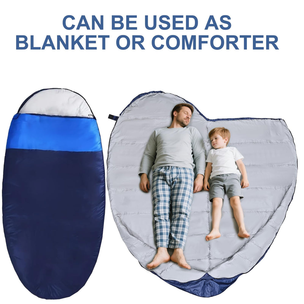 oaskys egg-shaped sleeping bag compressions sack included for easy transport
