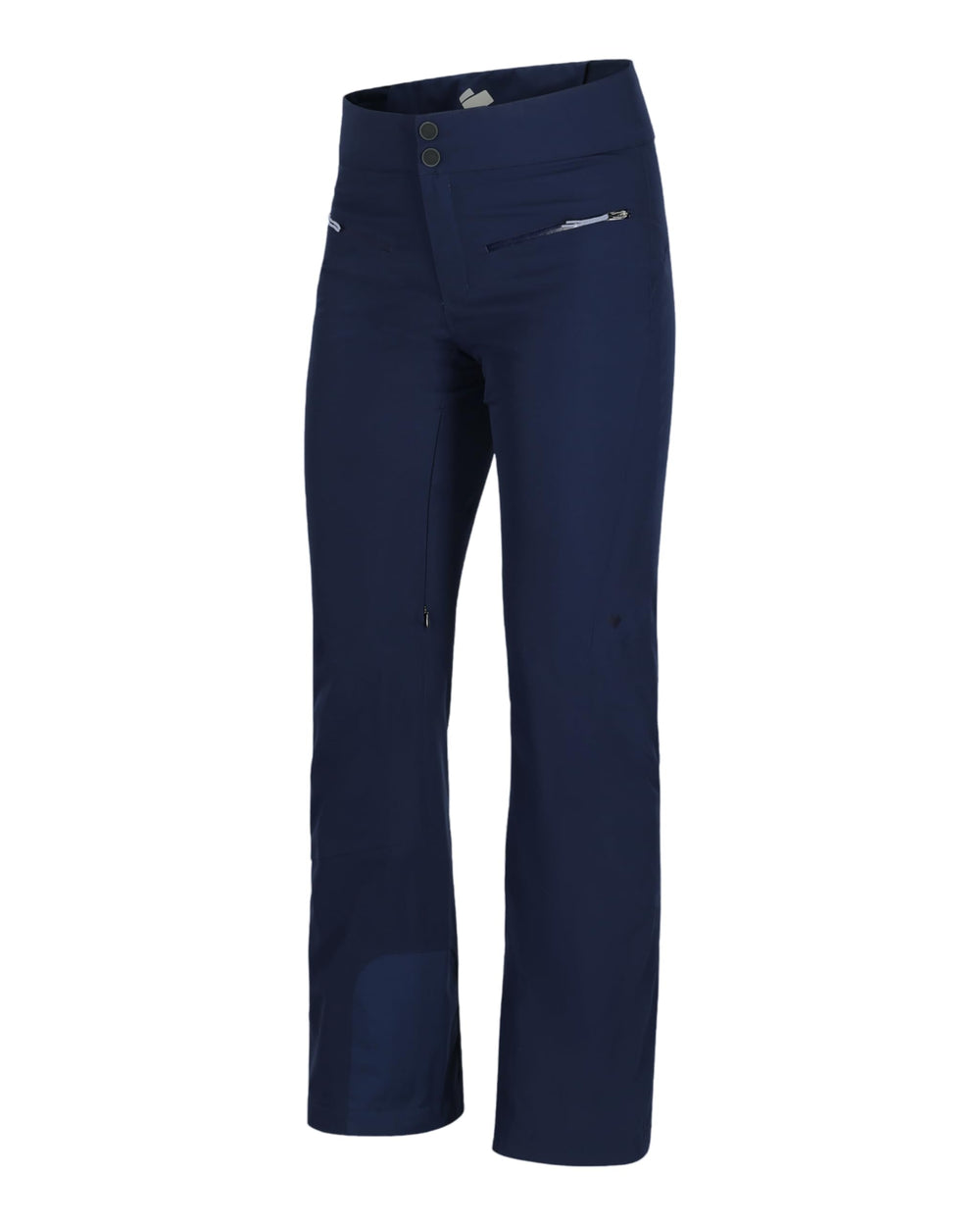 Obermeyer Bliss zippered pockets for secure on-slope storage.