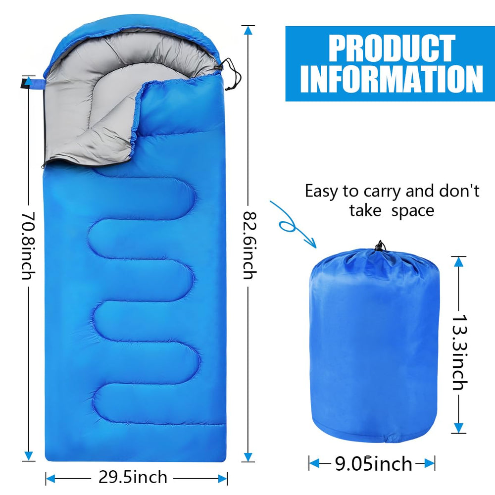 OBTANIM sleeping bag inner microfiber softness enhances cozy comfort.