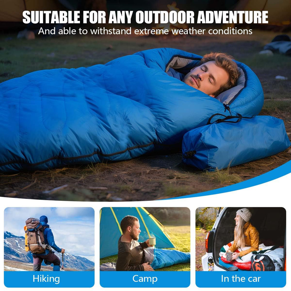 OBTANIM sleeping bag machine-washable for easy cleaning.